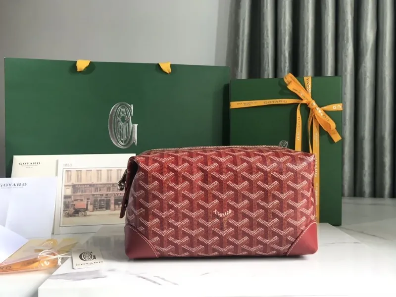 Goyard Red Cosmetic Bag 93