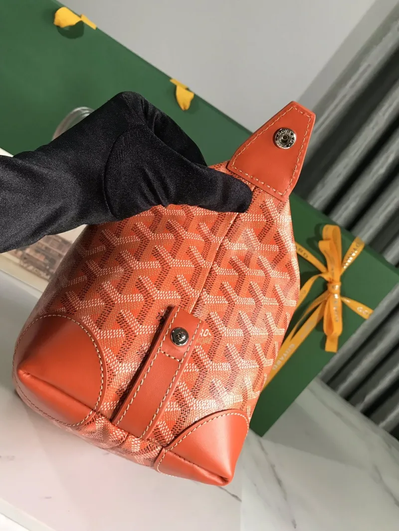 Goyard Orange Cosmetic Bag 94 - Image 5
