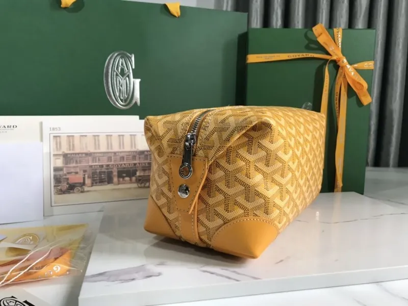Alternative view of Goyard Yellow Cosmetic Bag