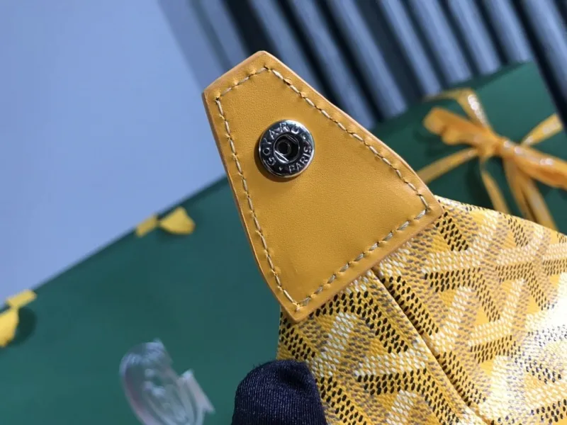 Goyard Yellow Cosmetic Bag - Image 5