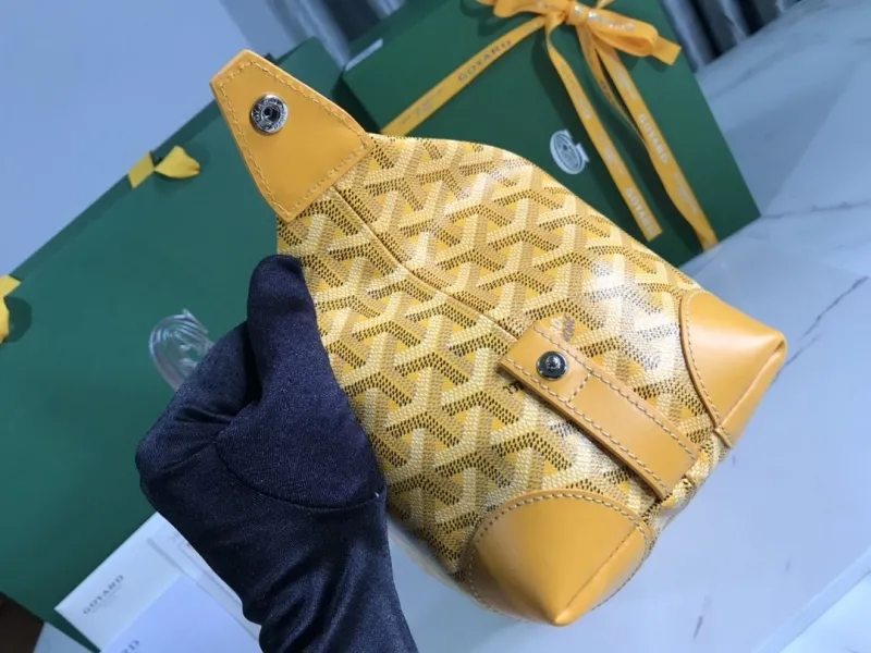 Goyard Yellow Cosmetic Bag - Image 6