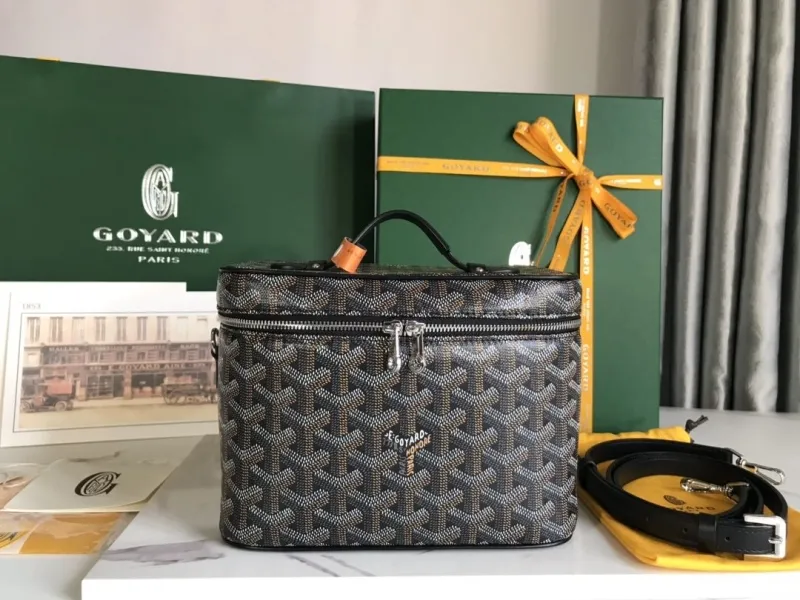 Goyard Black Cosmetic Bag 98