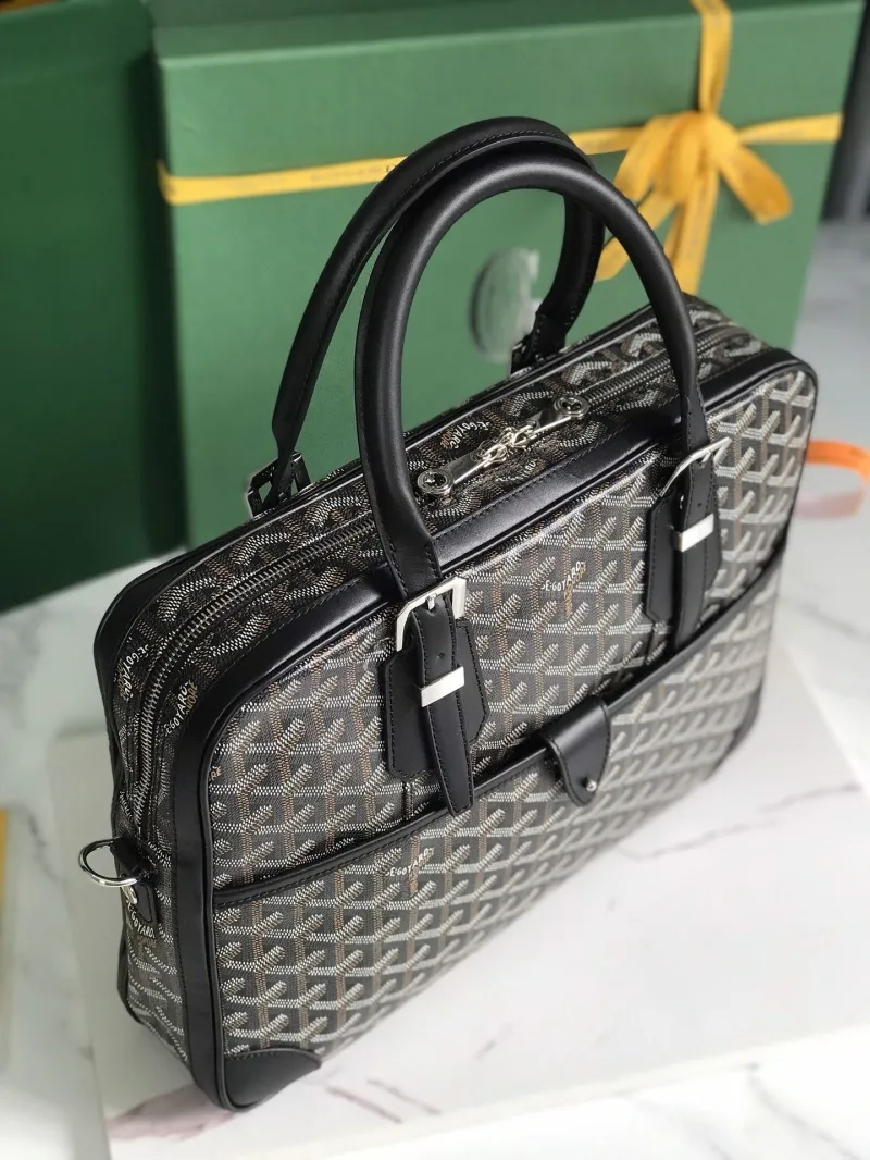 Goyard Black Men's Briefcase - Image 8