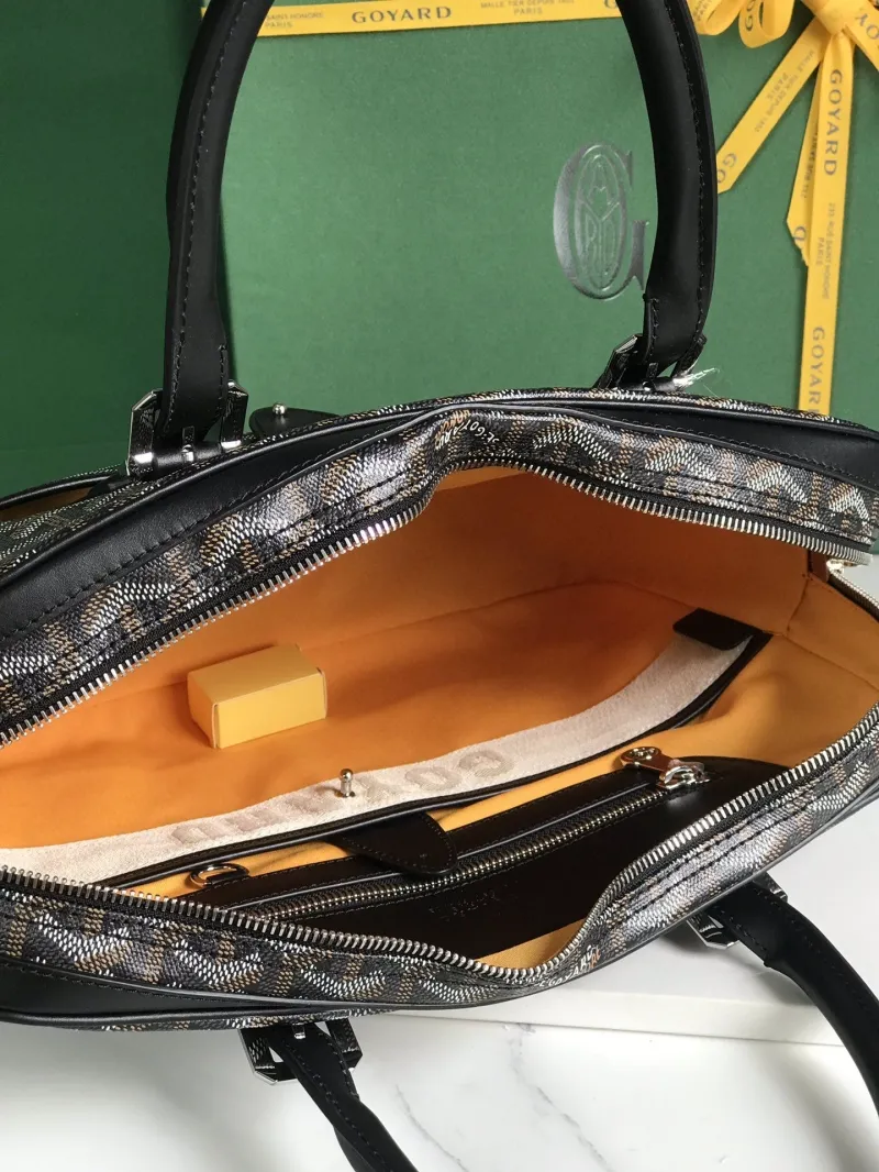 Goyard Black Men's Briefcase - Image 9