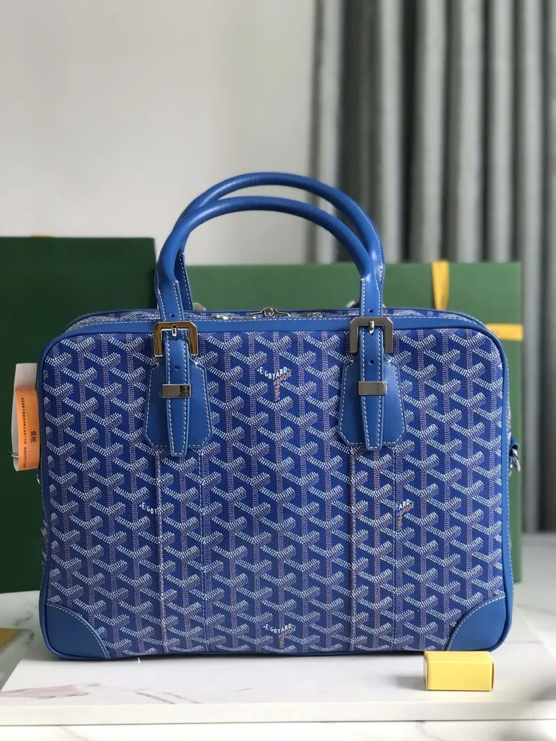 Goyard Blue Mens Briefcase - Image 3
