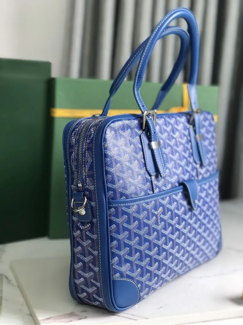 Goyard Blue Mens Briefcase - Image 8