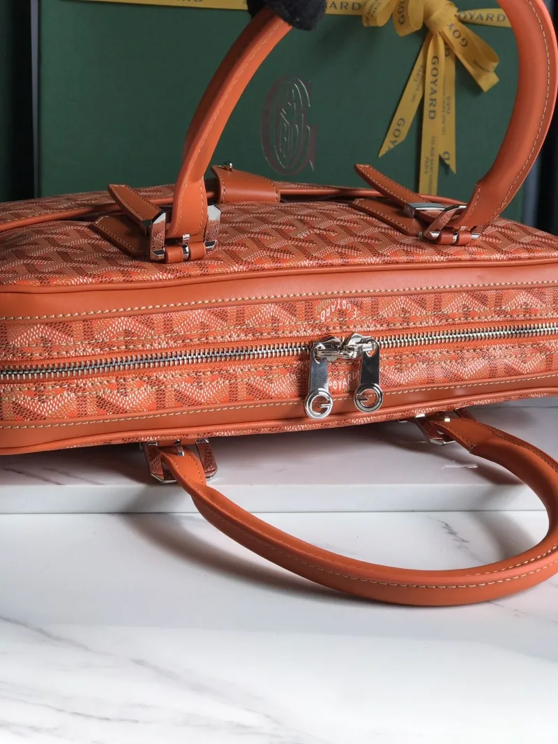Goyard Orange Mens Briefcase - Image 6