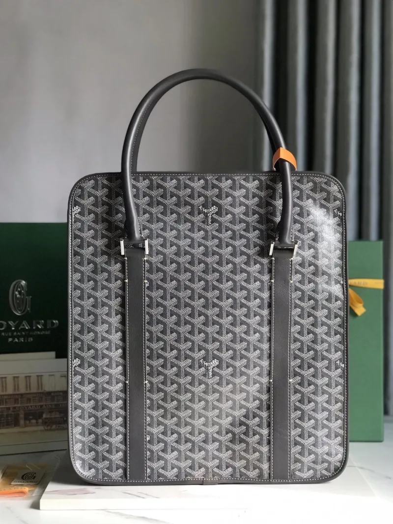 Goyard Dark Gray Mens Briefcase - Image 3