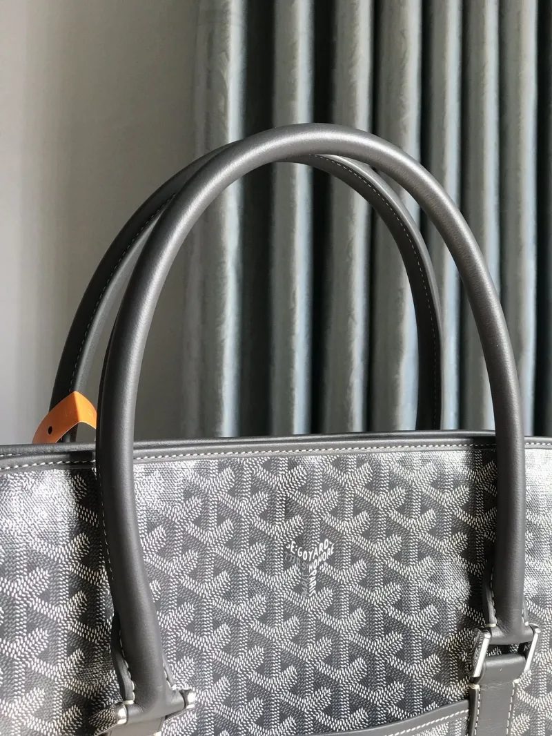 Goyard Dark Gray Mens Briefcase - Image 7