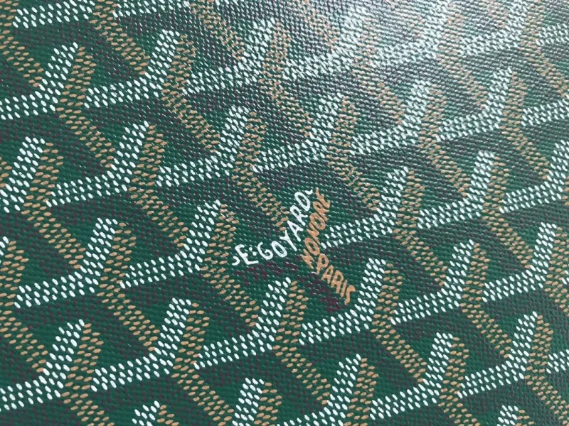 Goyard Green Round Top Handle Bag - Image 4