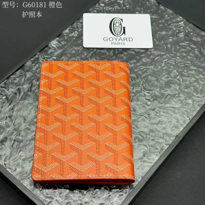 Goyard G60181 Orange Passport Holder - Image 3