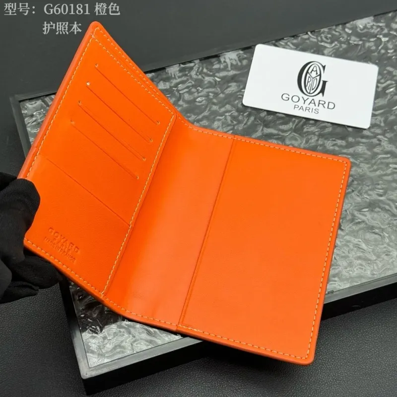 Goyard G60181 Orange Passport Holder - Image 4