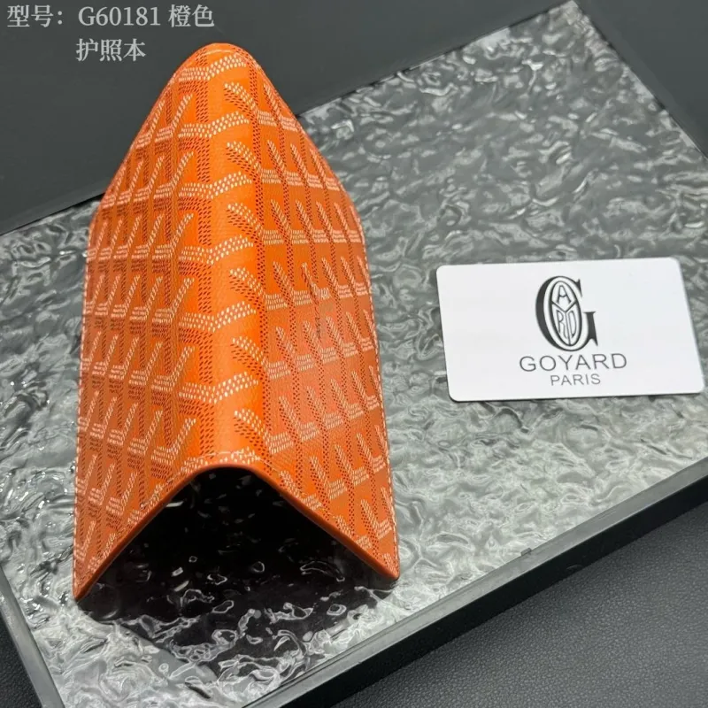 Goyard G60181 Orange Passport Holder - Image 5