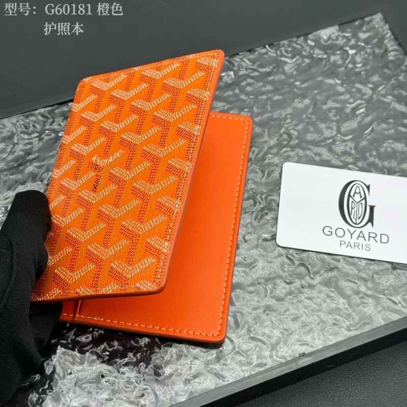 Goyard G60181 Orange Passport Holder - Image 6