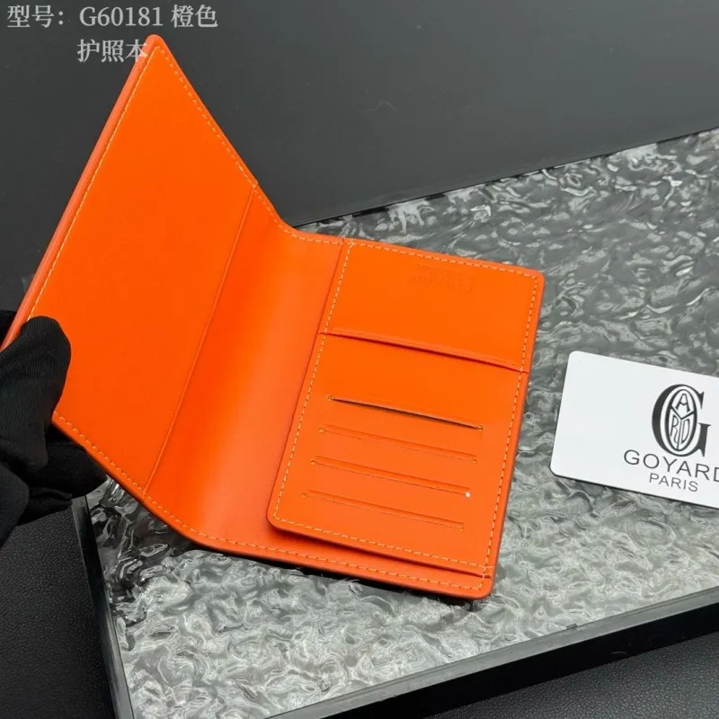 Goyard G60181 Orange Passport Holder - Image 7