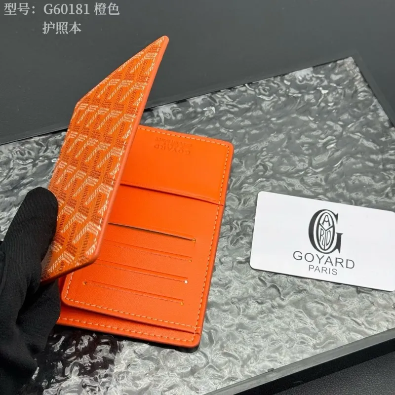 Goyard G60181 Orange Passport Holder - Image 8