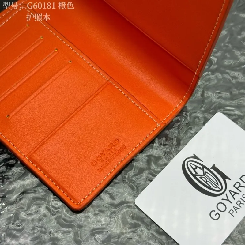 Goyard G60181 Orange Passport Holder - Image 9