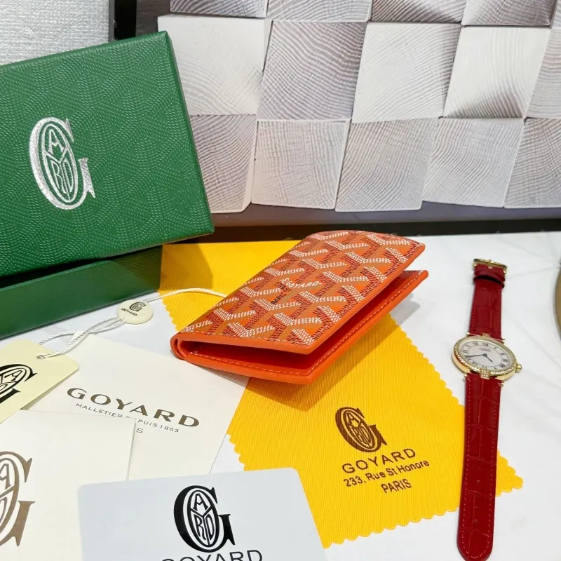 Goyard Classic Orange Bifold Wallet - Image 3