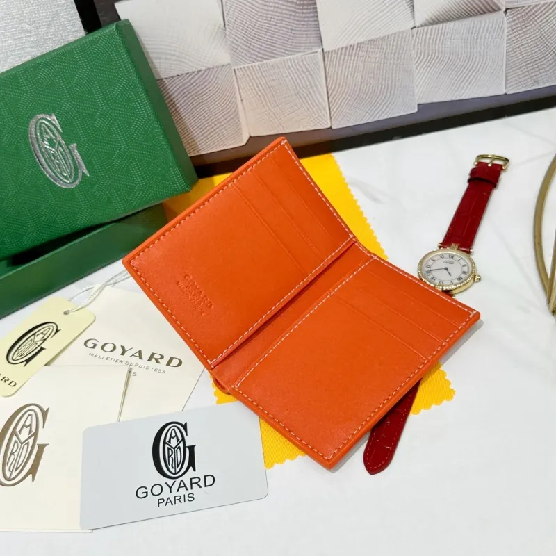Goyard Classic Orange Bifold Wallet - Image 4