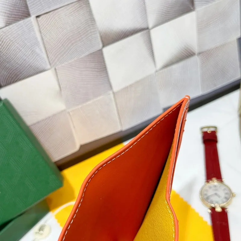 Goyard Classic Orange Bifold Wallet - Image 5