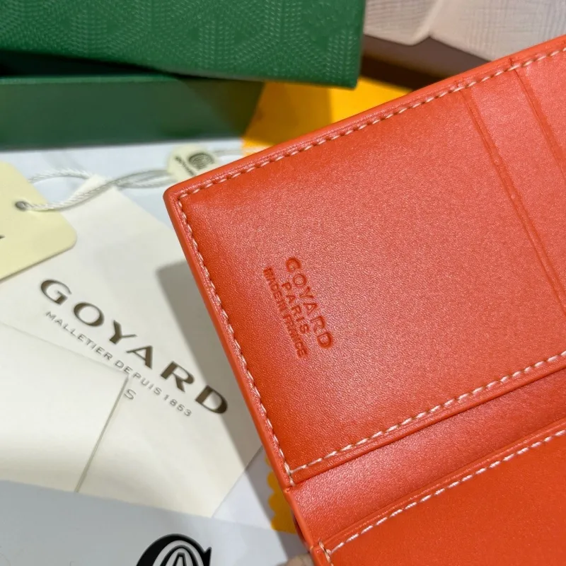 Goyard Classic Orange Bifold Wallet - Image 6