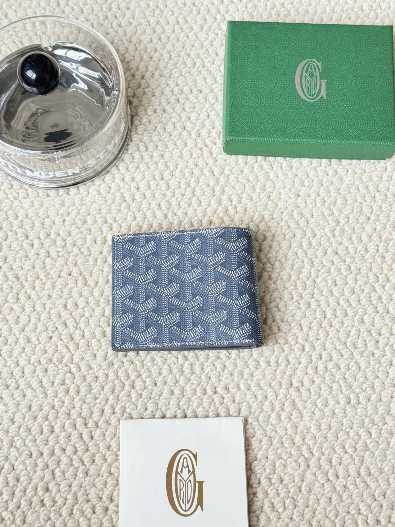 Alternative view of Goyard Gray Bifold Leather Wallet