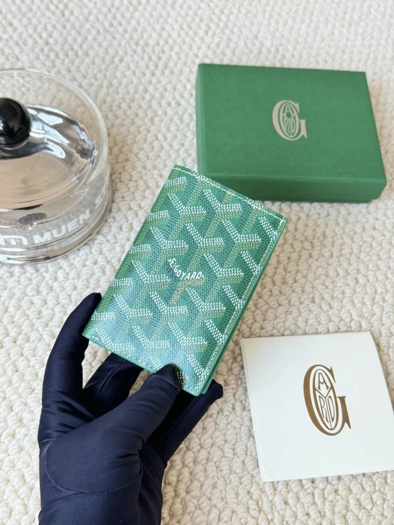 Goyard Green Bifold Wallet SKU 53