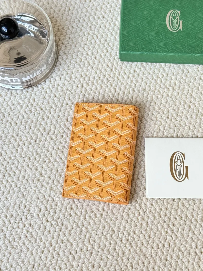 Alternative view of Goyard Orange Bifold Leather Wallet