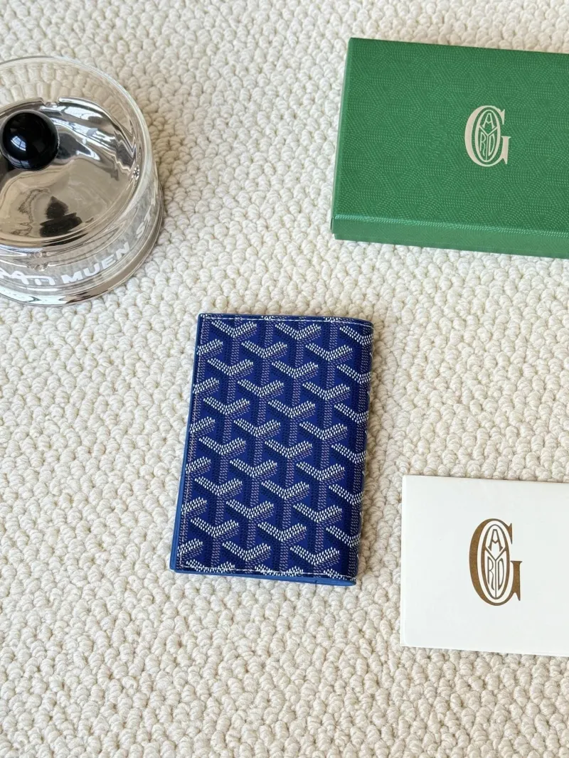 Alternative view of Authentic Goyard Blue Long Wallet