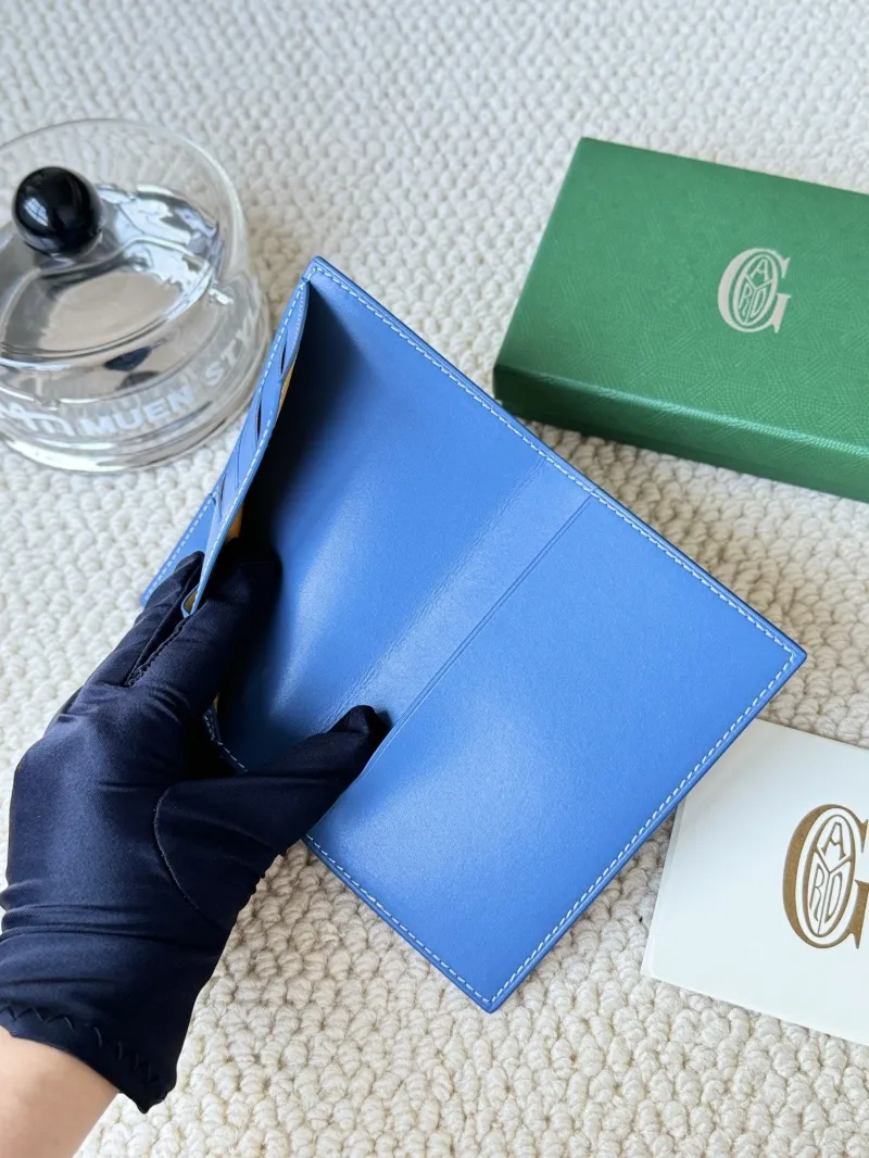 Authentic Goyard Blue Long Wallet - Image 6