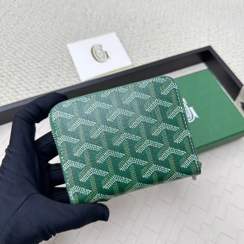 Goyard Green Zip Wallet SKU 76 - Image 4