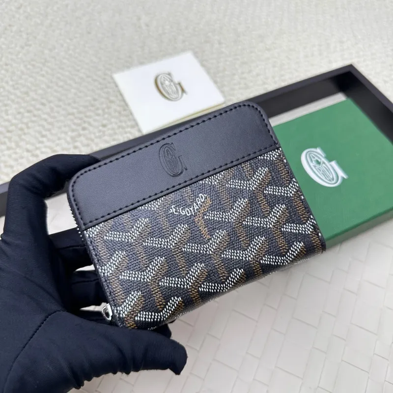 Alternative view of Goyard Black Zip Around Wallet