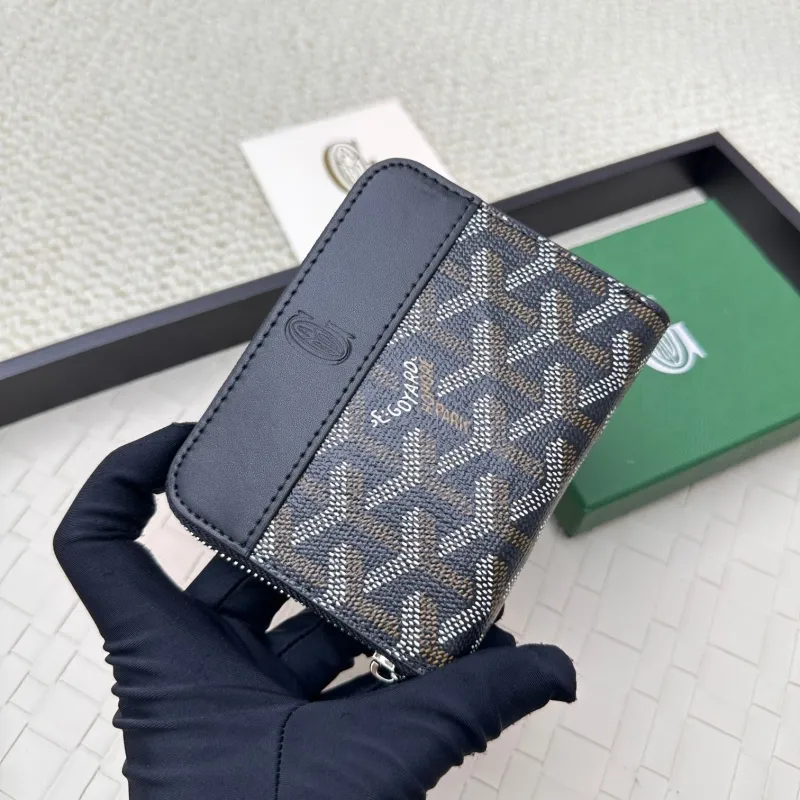 Goyard Black Zip Around Wallet - Image 3