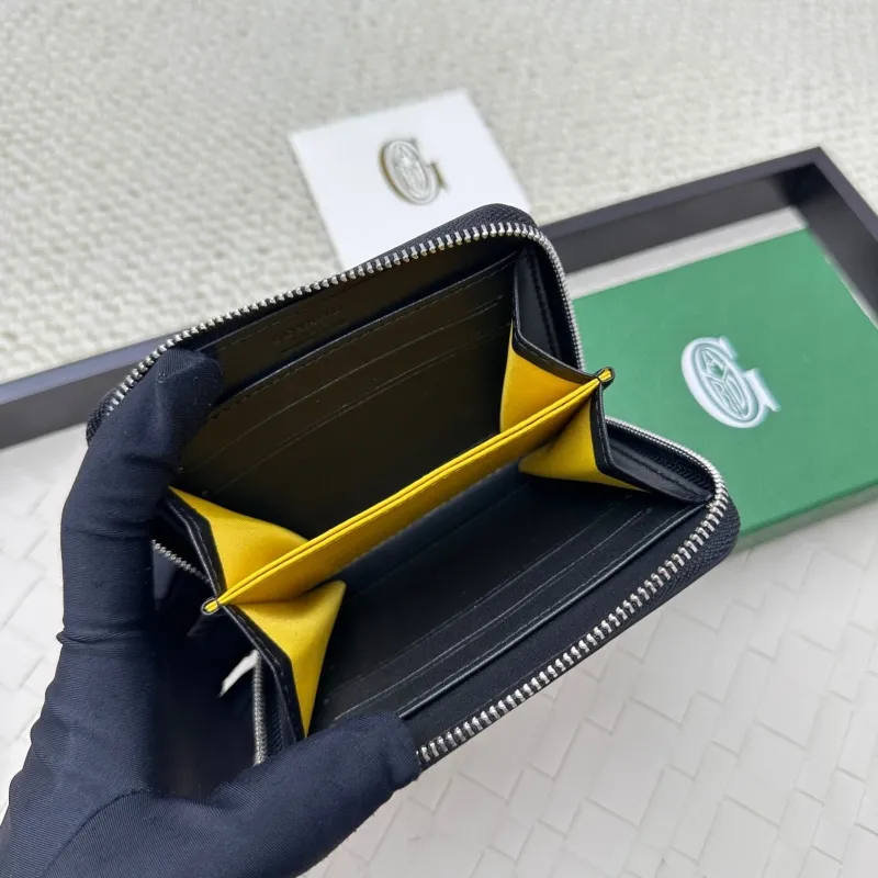 Goyard Black Zip Around Wallet - Image 5