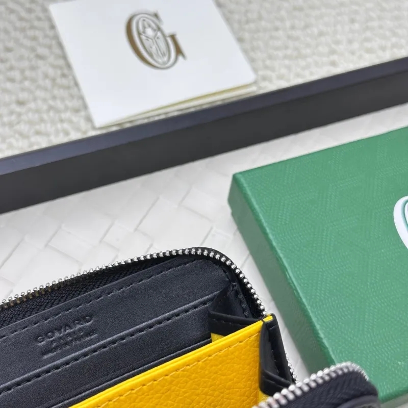 Goyard Black Zip Around Wallet - Image 6