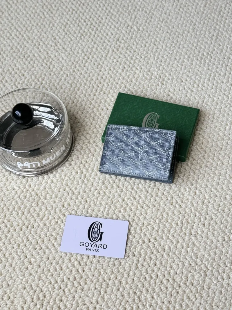 Goyard Gray Card Wallet Model 84