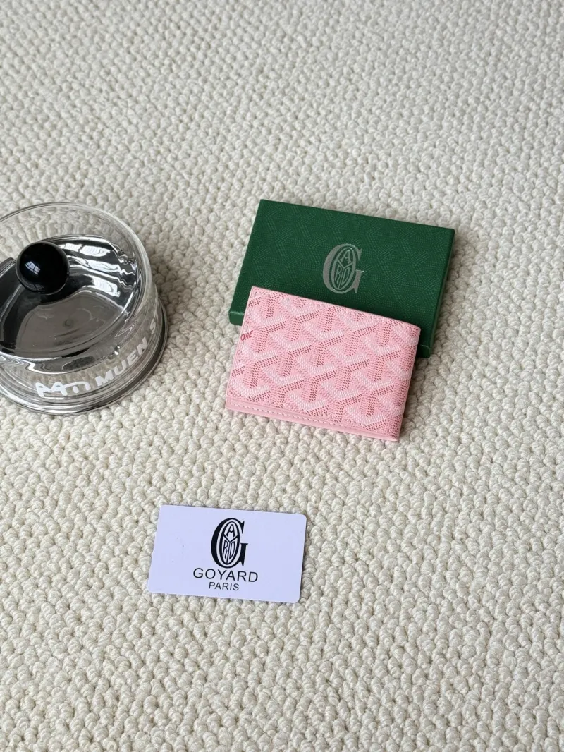 Alternative view of Goyard Pink Mini Bifold Wallet