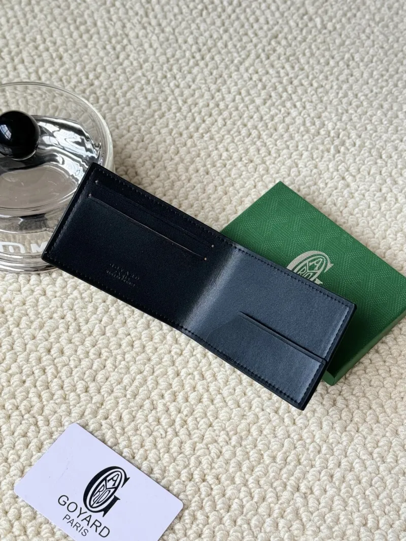 Goyard Black Bifold Card Wallet - Image 5