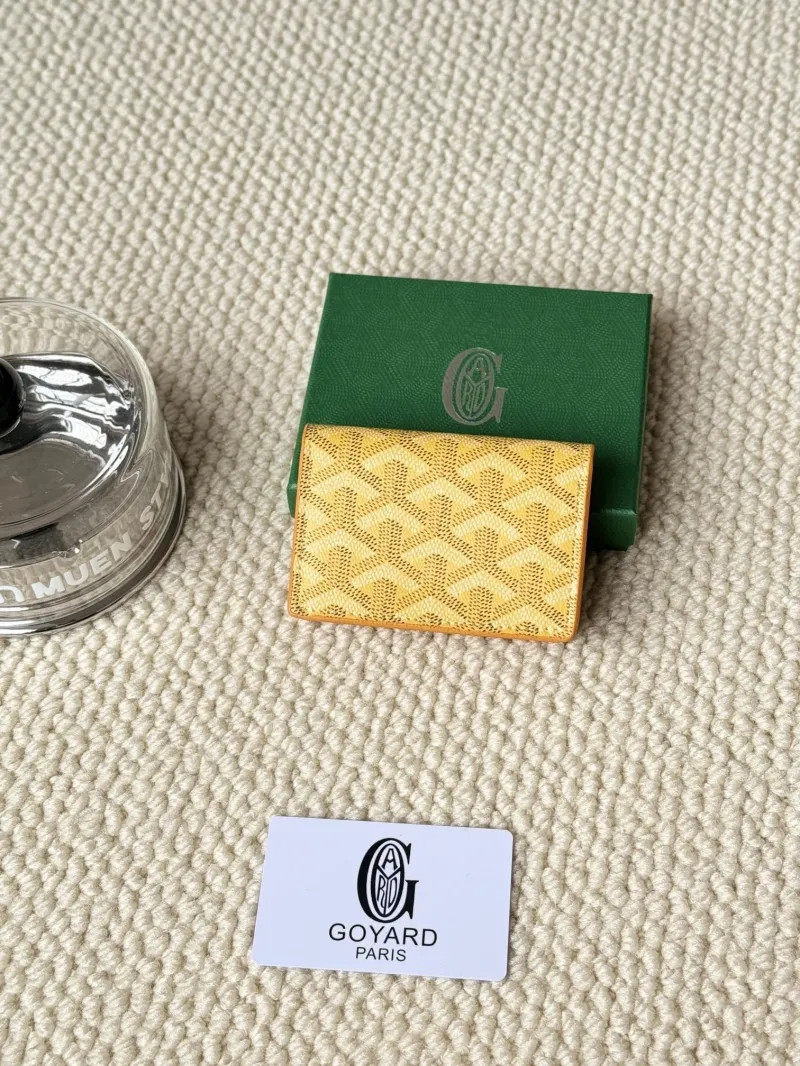 Alternative view of Goyard Yellow Mini Card Wallet