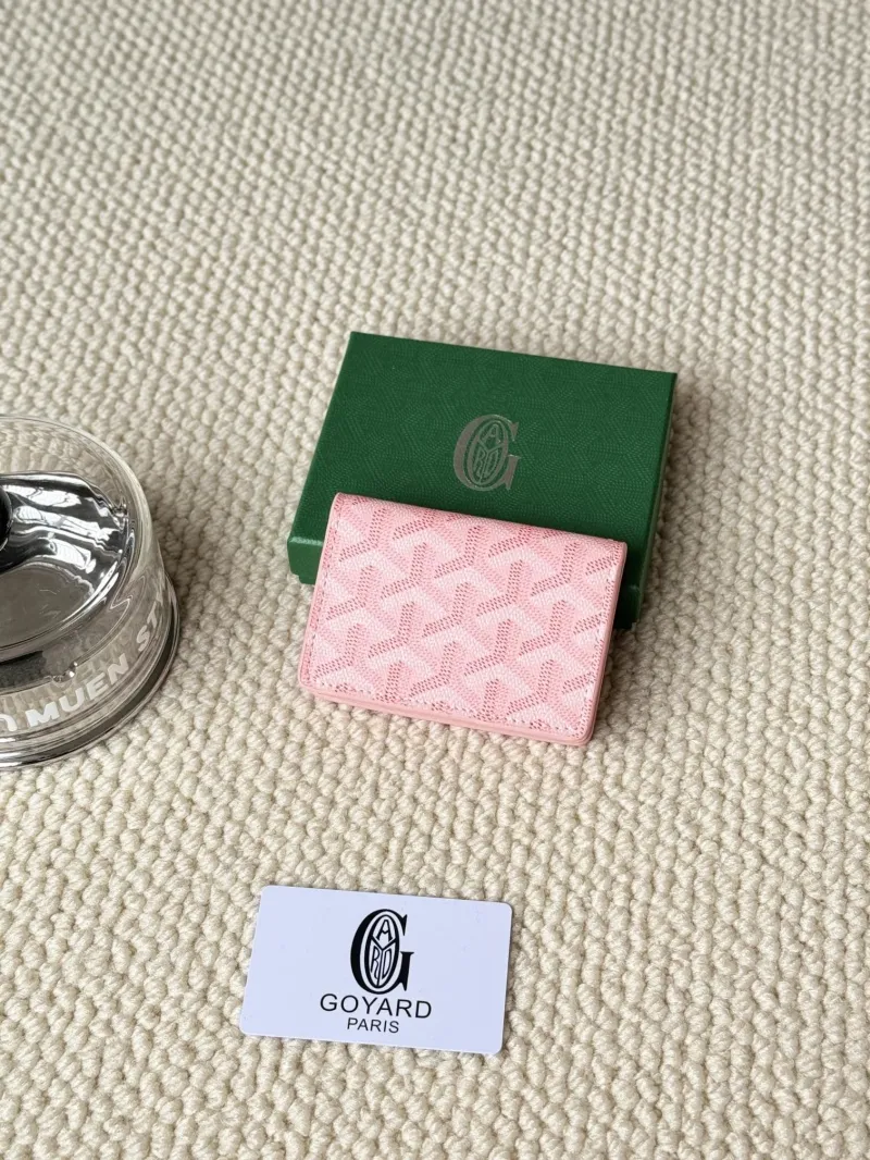 Alternative view of Goyard Pink Mini Card Wallet