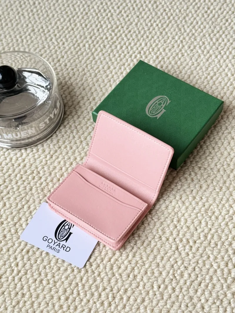 Goyard Pink Mini Card Wallet - Image 4