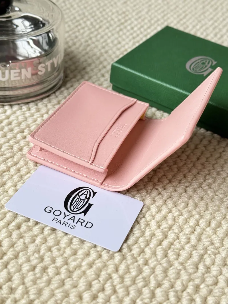 Goyard Pink Mini Card Wallet - Image 5