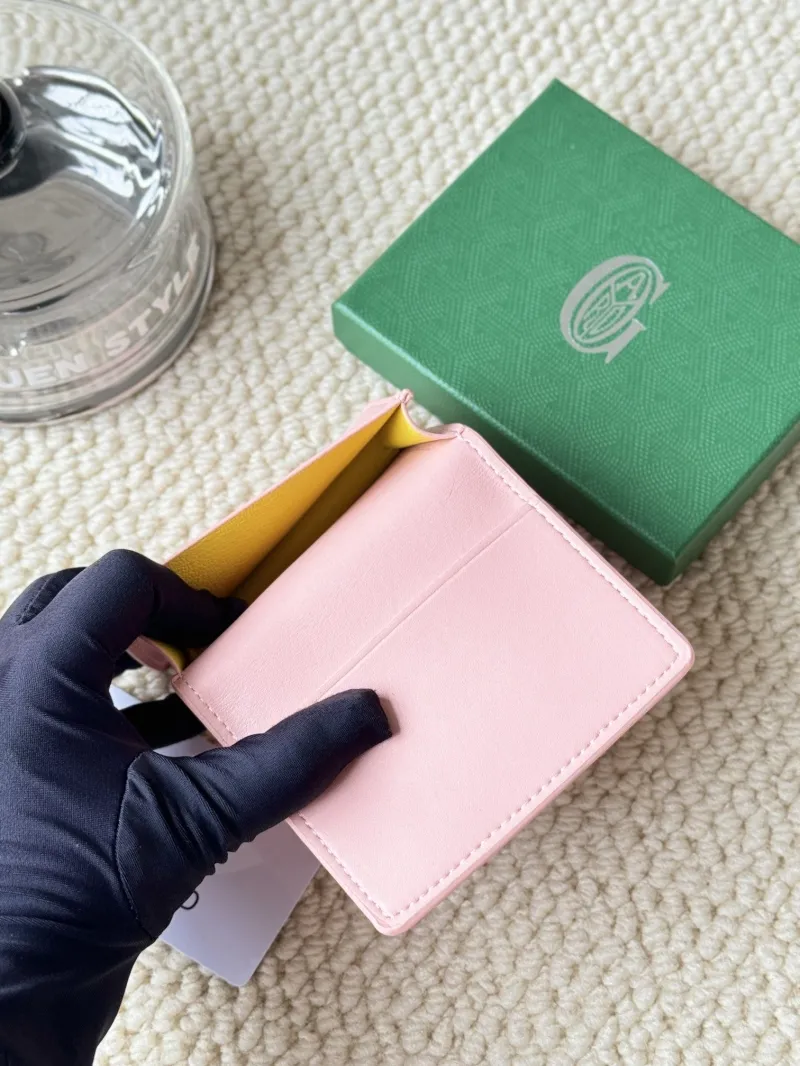Goyard Pink Mini Card Wallet - Image 6