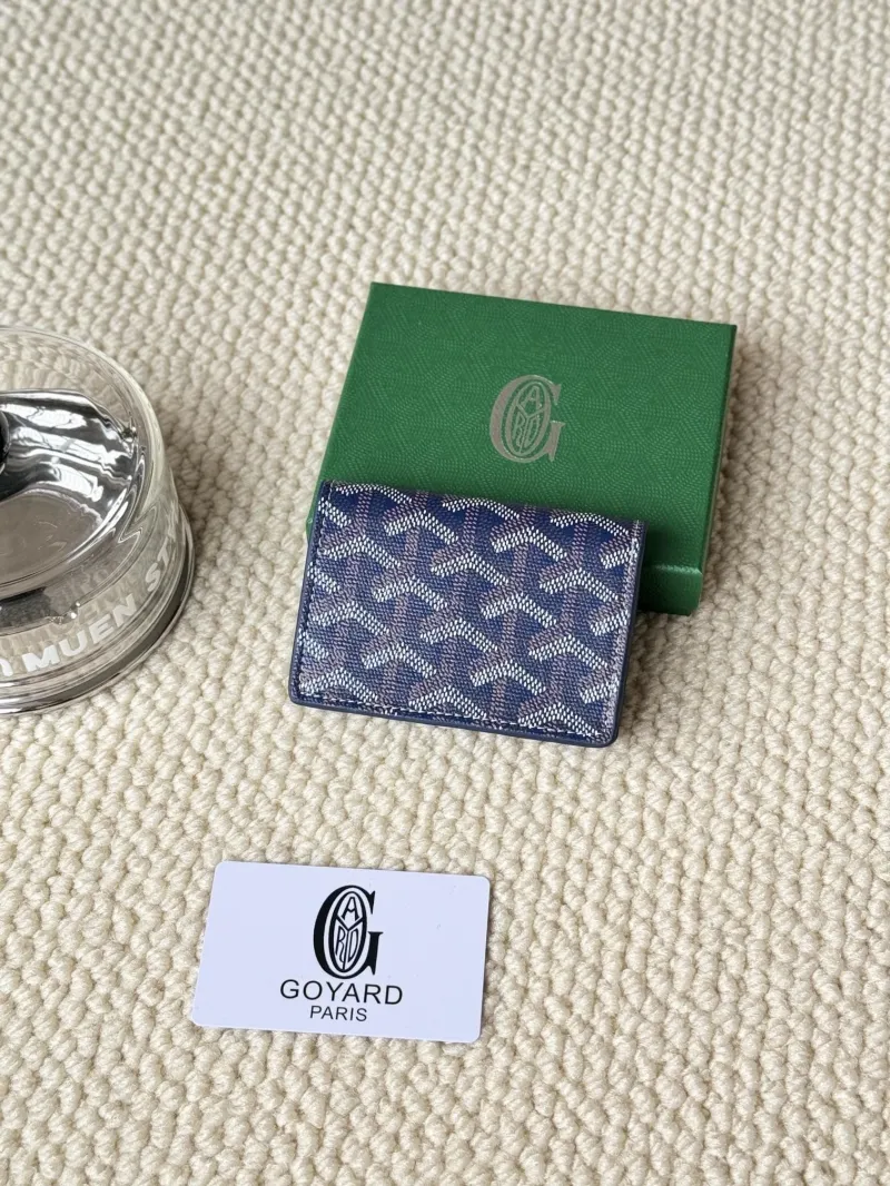 Alternative view of Goyard Blue Compact Card Wallet
