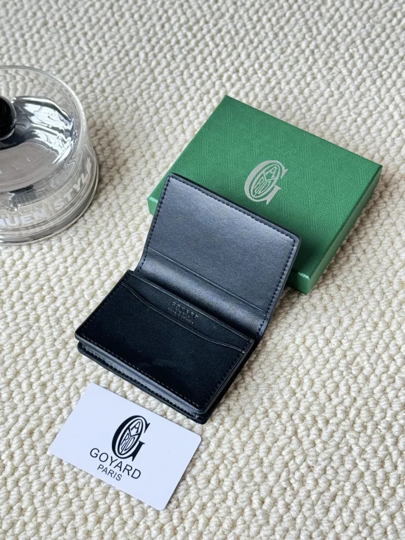 Goyard Small Black Card Holder - Image 4