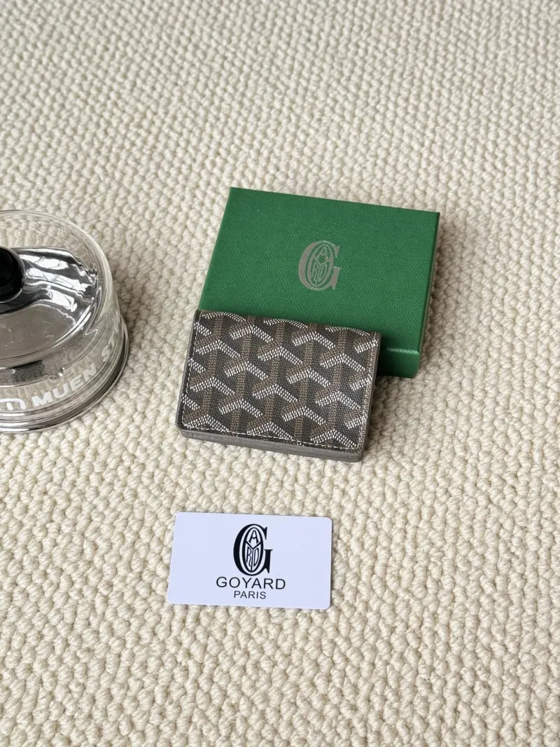Alternative view of Goyard Gray Compact Wallet 98