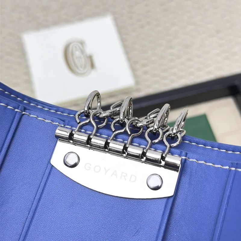 Goyard Blue Small Trifold Wallet - Image 6
