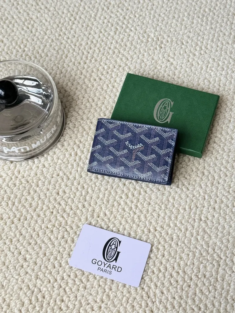 Goyard Navy Blue Bifold Wallet 133