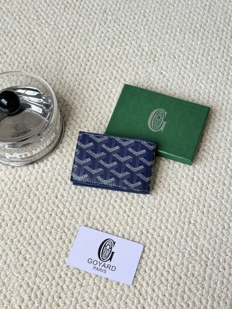 Alternative view of Goyard Navy Blue Bifold Wallet 133