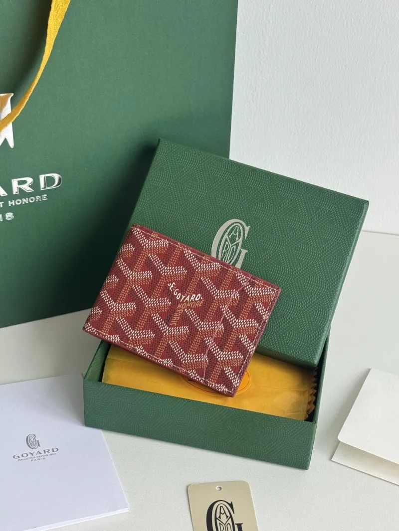 Alternative view of Goyard Red Bifold Leather Wallet